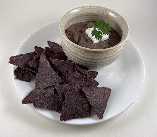 Black Bean Dip with Chips